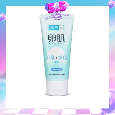 HADA LABO - AHA BHA Exfoliating Wash (Gentle Exfoliation With AHA & BHA To Remove Dead Skin Cells Suitable For  Rough, Dull Skin)  130g