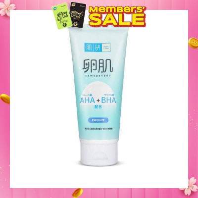 HADA LABO AHA BHA Exfoliating Wash (Gentle Exfoliation With AHA & BHA To Remove Dead Skin Cells Suitable For  Rough, Dull Skin)  130g