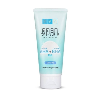 HADA LABO AHA BHA Exfoliating Wash (Gentle Exfoliation With AHA & BHA To Remove Dead Skin Cells Suitable For  Rough, Dull Skin)  130g