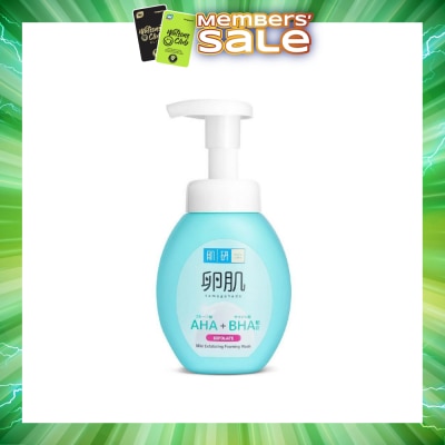 HADA LABO - AHA BHA Exfoliating Foam Wash (Gentle Exfoliation With AHA & BHA To Remove Dead Skin Cells Suitable For  Rough, Dull Skin) 160g