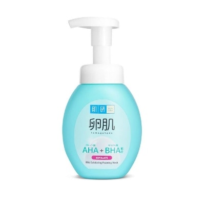 HADA LABO AHA BHA Exfoliating Foam Wash (Gentle Exfoliation With AHA & BHA To Remove Dead Skin Cells Suitable For  Rough, Dull Skin) 160g