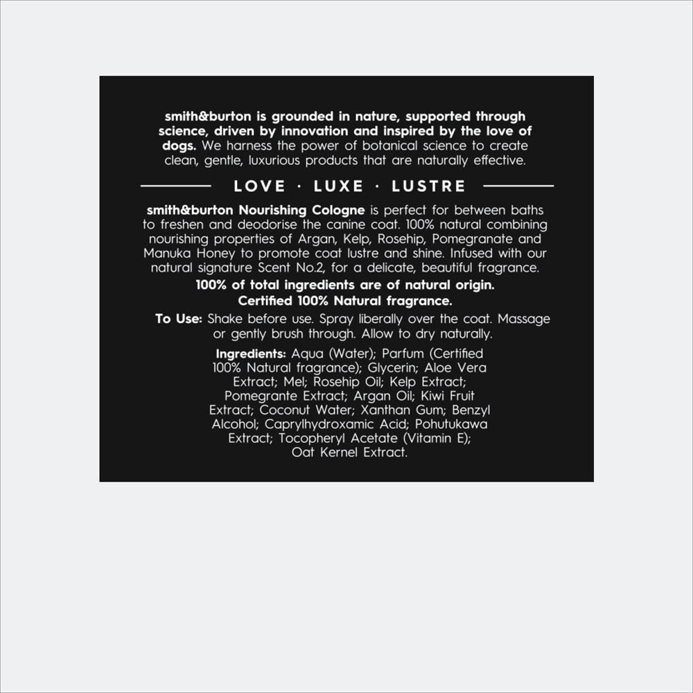 Canine Collection Nourishing Cologne for Dog 125ml