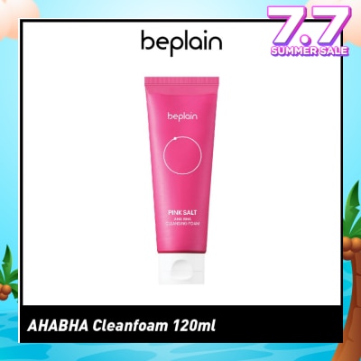 BEPLAIN Pink Salt Aha Bha Cleansing Foam 120ml (Expiry: Feb`2026)