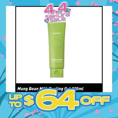 BEPLAIN - Mungbean Milk Peeling Gel (Provides Moisturizing Yet Thorough Exfoliation) 120ml