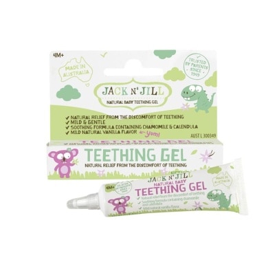 JACK N JILL Natural Teething Gel (Relieves The Symptoms Of Simple Restlessness, Irritability And Sore Gums Due To The Emergence Of Teeth) 15g