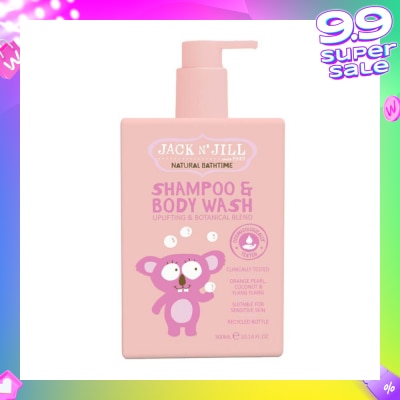JACK N JILL Shampoo And Body Wash (Top To Toe Cleanse, Simplify Bath Time As Well As Providing The Essential Nourishment And Benefits Of Two Separate Products) 300ml