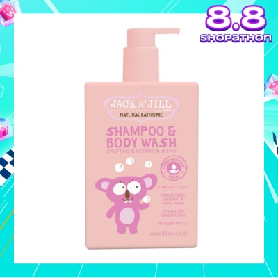 JACK N JILL Shampoo And Body Wash (Top To Toe Cleanse, Simplify Bath Time As Well As Providing The Essential Nourishment And Benefits Of Two Separate Products) 300ml