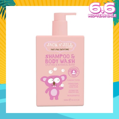 JACK N JILL Shampoo And Body Wash (Top To Toe Cleanse, Simplify Bath Time As Well As Providing The Essential Nourishment And Benefits Of Two Separate Products) 300ml