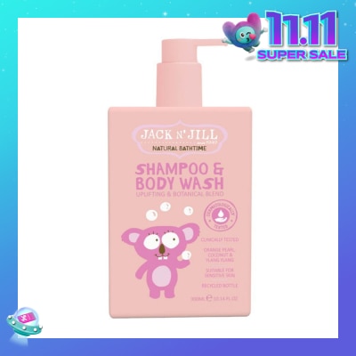 JACK N JILL Shampoo And Body Wash (Top To Toe Cleanse, Simplify Bath Time As Well As Providing The Essential Nourishment And Benefits Of Two Separate Products) 300ml (Expiry: Jun`2026)
