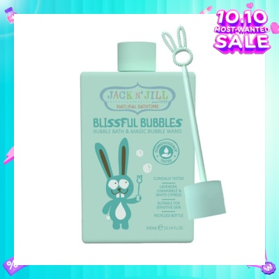 JACK N JILL Bubble Bath (Dermatologically Tested And Crafted To Be Mild And Safe, Tranquil And Soothing Aromatherapy Blend Of Lavender, Chamomile, White Cypress And Clary Sage) 300ml (Expiry: May`2026)