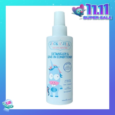 JACK N JILL Detangler & Leave-In Conditioner 200ml (Expiry: May`2026)