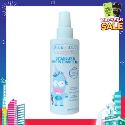 JACK N JILL Detangler And Conditioner (Rinse Free, Nourishing And Suitable For All Hair Type) 200ml