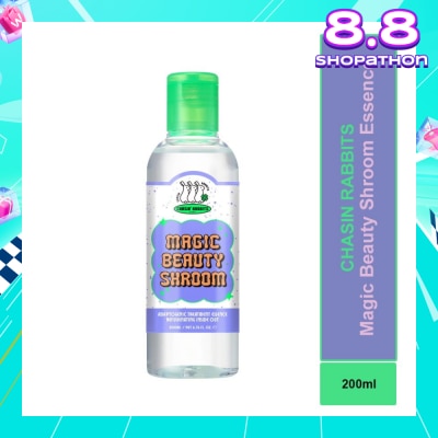 CHASIN RABBITS Magic Beauty Shroom (Essence), With 100% Tremella Mushroom Extract Vegan Essence Which Rejuvenates The Skin And Boost Its Natural Glow 200ml