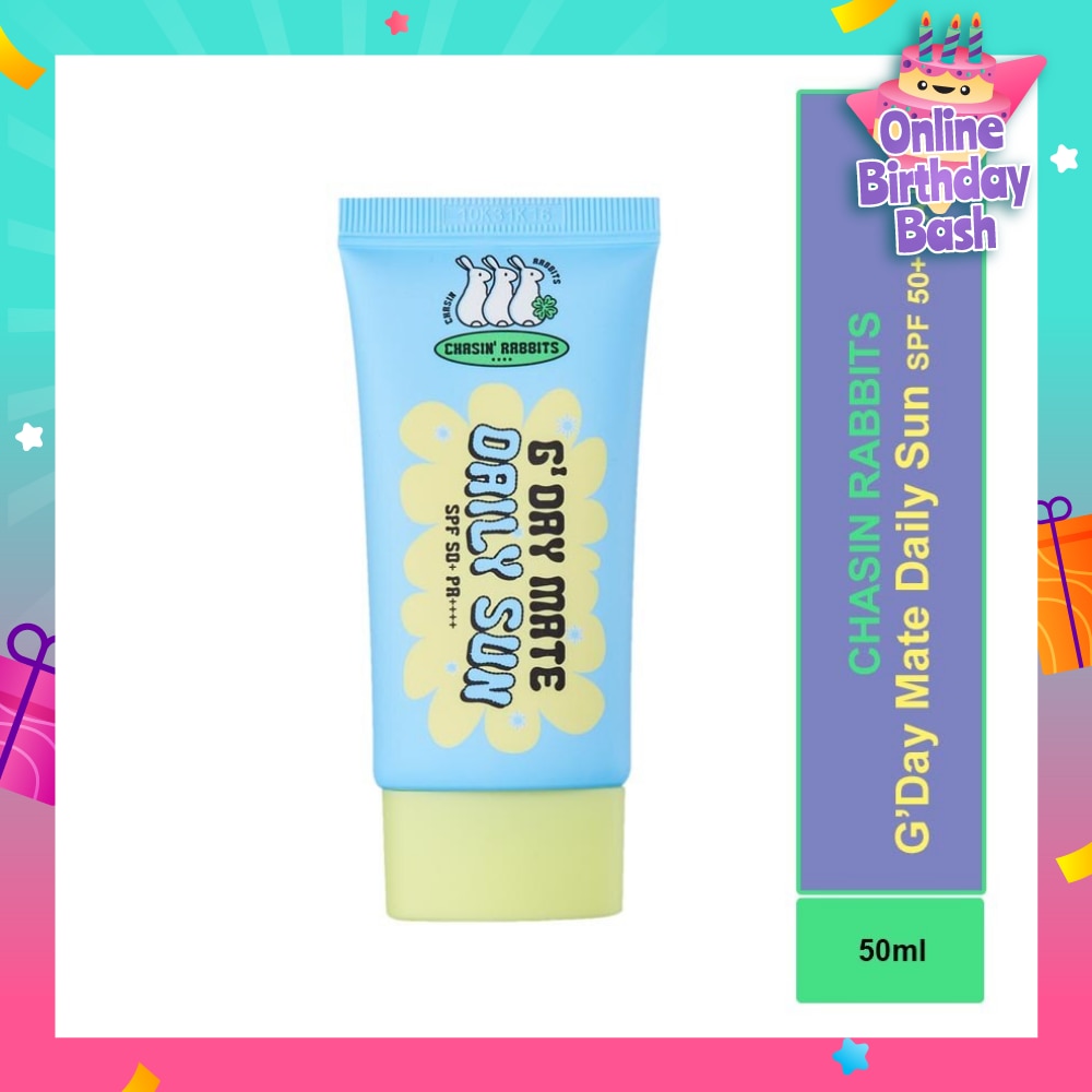 G`Day Mate Daily Sun Cream SPF 50+ PA++++ 50ml (Expiry: Feb`2026)