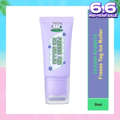 CHASIN RABBITS Freeze Tag Ice Roller (Innovative Face Serum Comes With An Ice Roller Applicator, Provide Pore Tightening And Refreshing Cooling Effect) 50ml