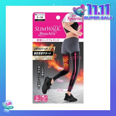 SLIM WALK PH750 Beauacty Compression Shape Leggings For Sports, Intense Lifting Action On Your Entire Lower Body And Helps You Burn More Calories (1 Pair)