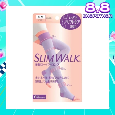 SLIM WALK PH799 Comp Open Toe, Compression Open Toe Socks For Night (Long) Lets You Wake Up To Beautiful And Refreshed Legs (1 Pair)