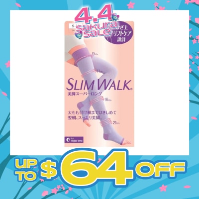 SLIM WALK - PH799 Comp Open Toe, Compression Open Toe Socks For Night (Long) Lets You Wake Up To Beautiful And Refreshed Legs (1 Pair)