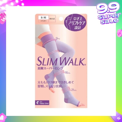 SLIM WALK PH799 Comp Open Toe, Compression Open Toe Socks For Night (Long) Lets You Wake Up To Beautiful And Refreshed Legs (1 Pair)