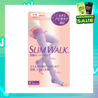 SLIM WALK PH799 Comp Open Toe, Compression Open Toe Socks For Night (Long) Lets You Wake Up To Beautiful And Refreshed Legs (1 Pair)