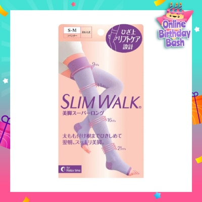 SLIM WALK PH799 Comp Open Toe, Compression Open Toe Socks For Night (Long) Lets You Wake Up To Beautiful And Refreshed Legs (1 Pair)