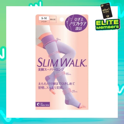 SLIM WALK PH799 Comp Open Toe, Compression Open Toe Socks For Night (Long) Lets You Wake Up To Beautiful And Refreshed Legs (1 Pair)