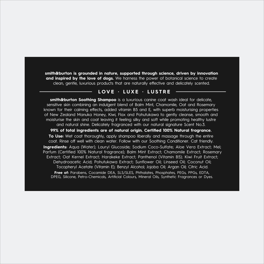 Canine Collection Soothing Shampoo for Dog 250ml