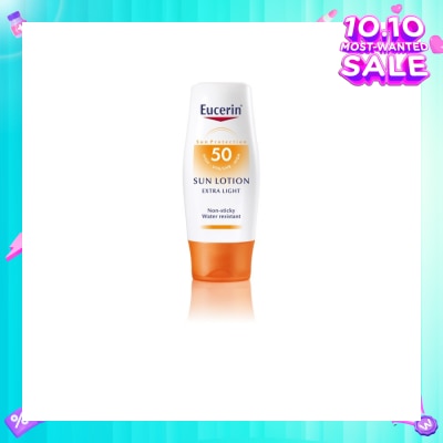 EUCERIN Sun Lotion for Body Extra Light SPF50 (Non-Sticky + Water Resistant) 150ml