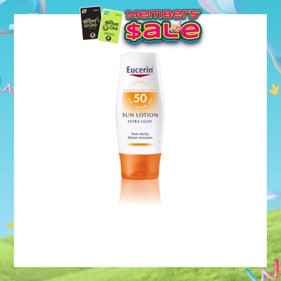 EUCERIN - Sun Lotion for Body Extra Light SPF50 (Non-Sticky + Water Resistant) 150ml