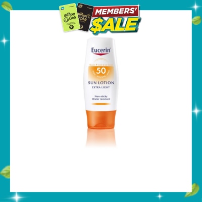 EUCERIN Sun Lotion for Body Extra Light SPF50 (Non Sticky + Water Resistant) 150ml image