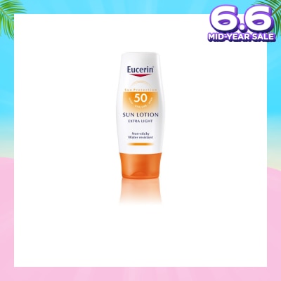 EUCERIN Sun Lotion for Body Extra Light SPF50 (Non-Sticky + Water Resistant) 150ml