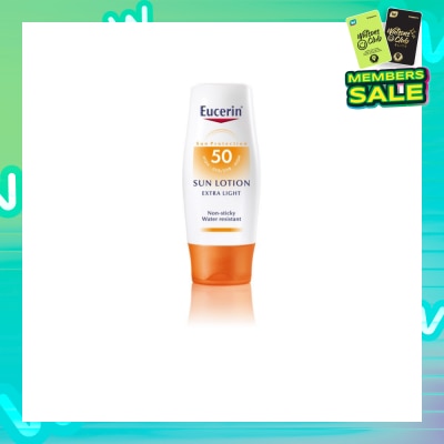 EUCERIN Sun Lotion for Body Extra Light SPF50 (Non-Sticky + Water Resistant) 150ml