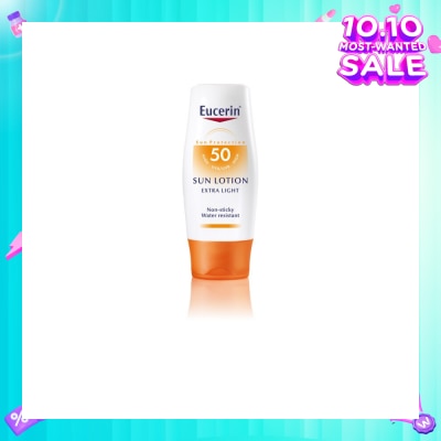 EUCERIN Sun Lotion for Body Extra Light SPF50 (Non-Sticky + Water Resistant) 150ml