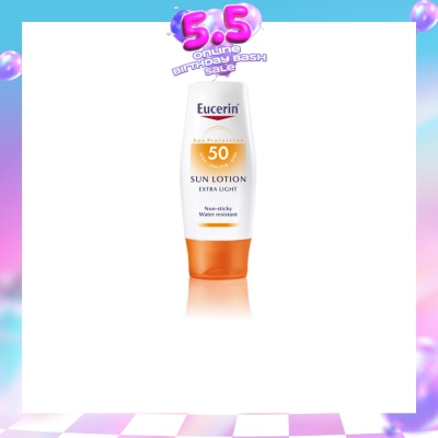 EUCERIN - Sun Lotion for Body Extra Light SPF50 (Non-Sticky + Water Resistant) 150ml