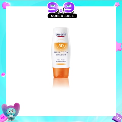 EUCERIN - Sun Lotion for Body Extra Light SPF50 (Non-Sticky + Water Resistant) 150ml image