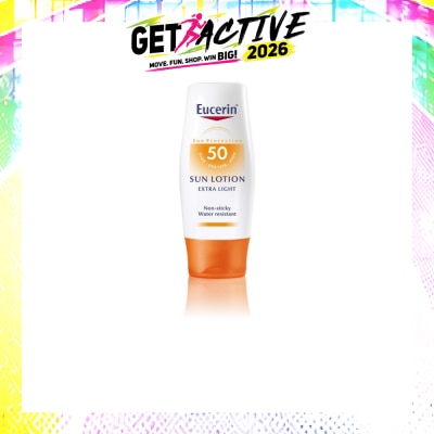 EUCERIN - Sun Lotion for Body Extra Light SPF50 (Non-Sticky + Water Resistant) 150ml image