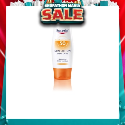 EUCERIN - Sun Lotion for Body Extra Light SPF50 (Non-Sticky + Water Resistant) 150ml