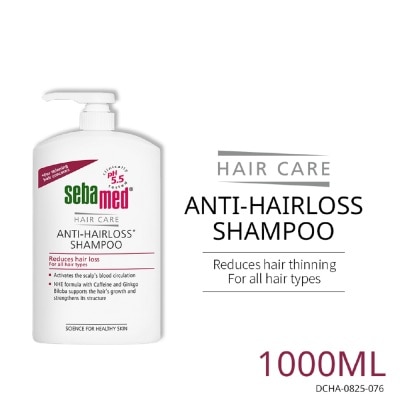 SEBAMED - Anti Hairloss Shampoo (Helps With Excessive Hair Loss, Suitable For Those With Sensitive Scalp And Improves Supply Of Nutrients And Oxygen) 1000ml