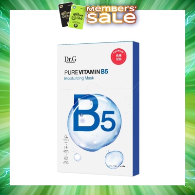 DR. G - Vitamin B5 Moisturizing Mask (Fast Penetrating Pure Vitamin Mask) 5s