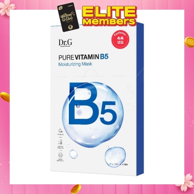 DR. G Vitamin B5 Moisturizing Mask (Fast Penetrating Pure Vitamin Mask) 5s