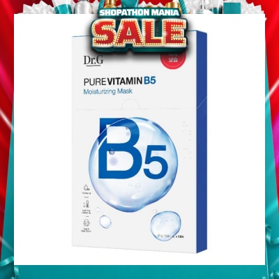 DR. G - Vitamin B5 Moisturizing Mask (Fast Penetrating Pure Vitamin Mask) 5s