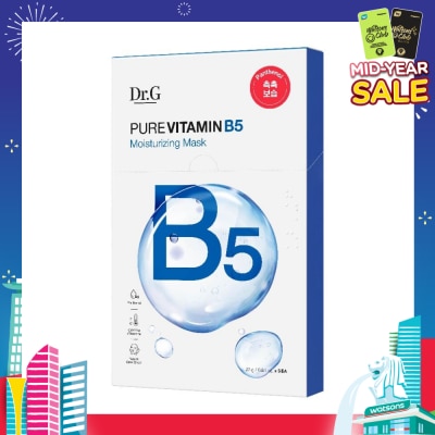 DR. G Vitamin B5 Moisturizing Mask (Fast Penetrating Pure Vitamin Mask) 5s