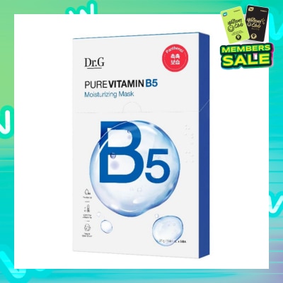 DR. G Vitamin B5 Moisturizing Mask (Fast Penetrating Pure Vitamin Mask) 5s