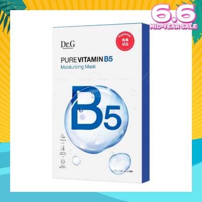 DR. G Vitamin B5 Moisturizing Mask (Fast Penetrating Pure Vitamin Mask) 5s