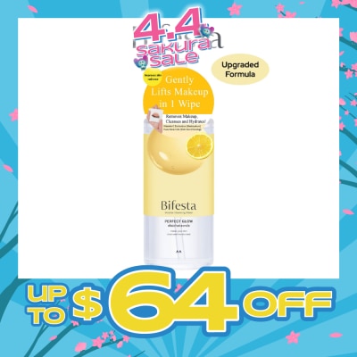 BIFESTA - Micellar Cleansing Water Perfect Glow (Gentle On Skin And Effectively Removes Impurities) 400ml