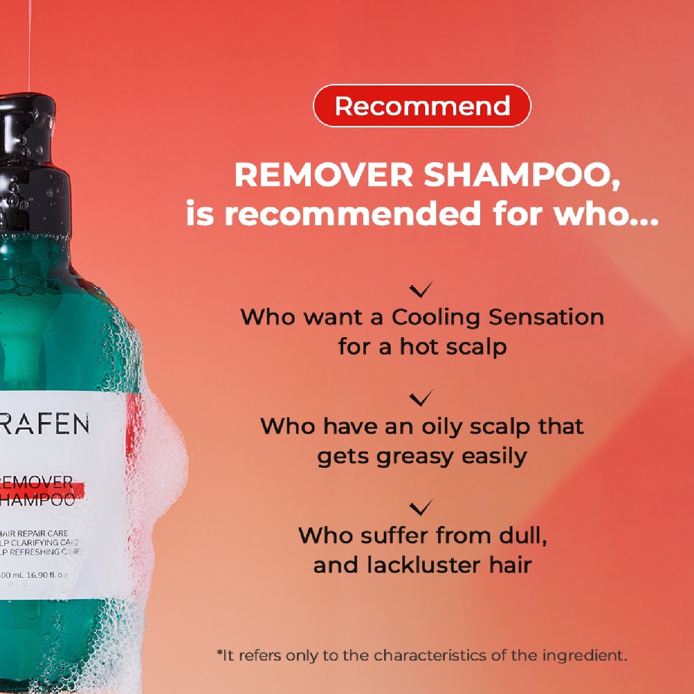 Remover Shampoo 500ml