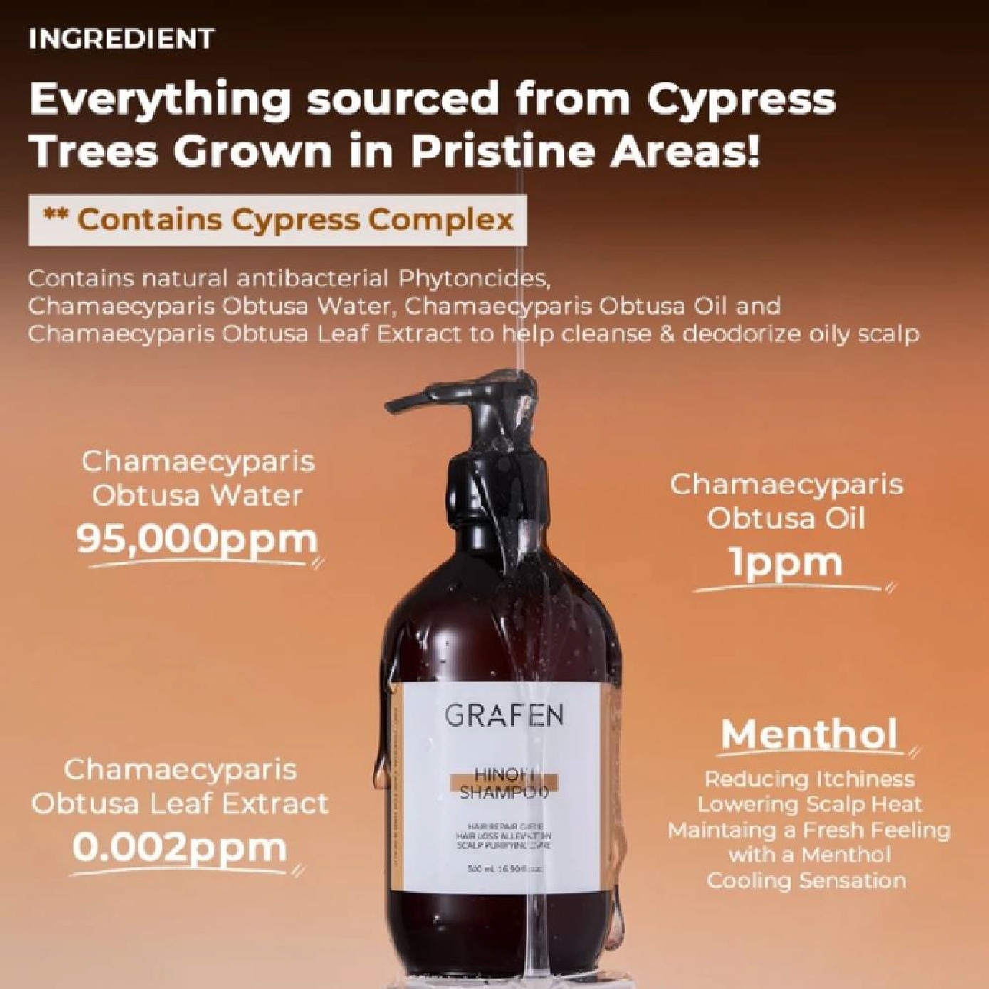 Hinoki Shampoo 500ml