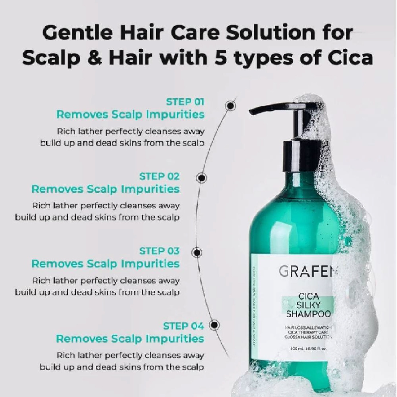 Cica Silky Shampoo 500ml