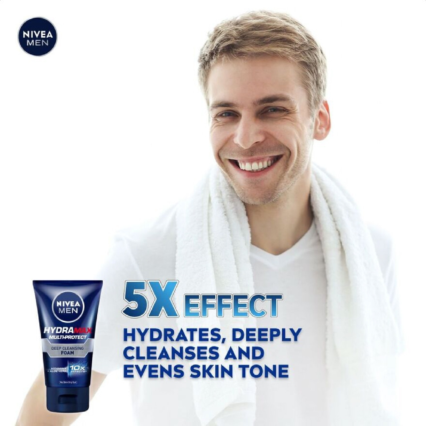 MEN Hydra Max Multi-Protect Deep Cleansing Foam 100g