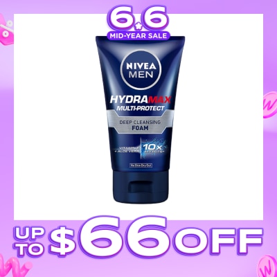 NIVEA - MEN Hydra Max Multi-Protect Deep Cleansing Foam 100g